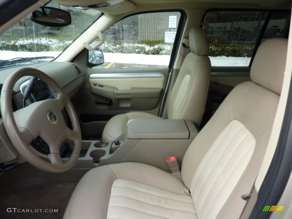 Medium Dark Parchment Interior 2004 Mercury Mountaineer V8 AWD Photo #45871783