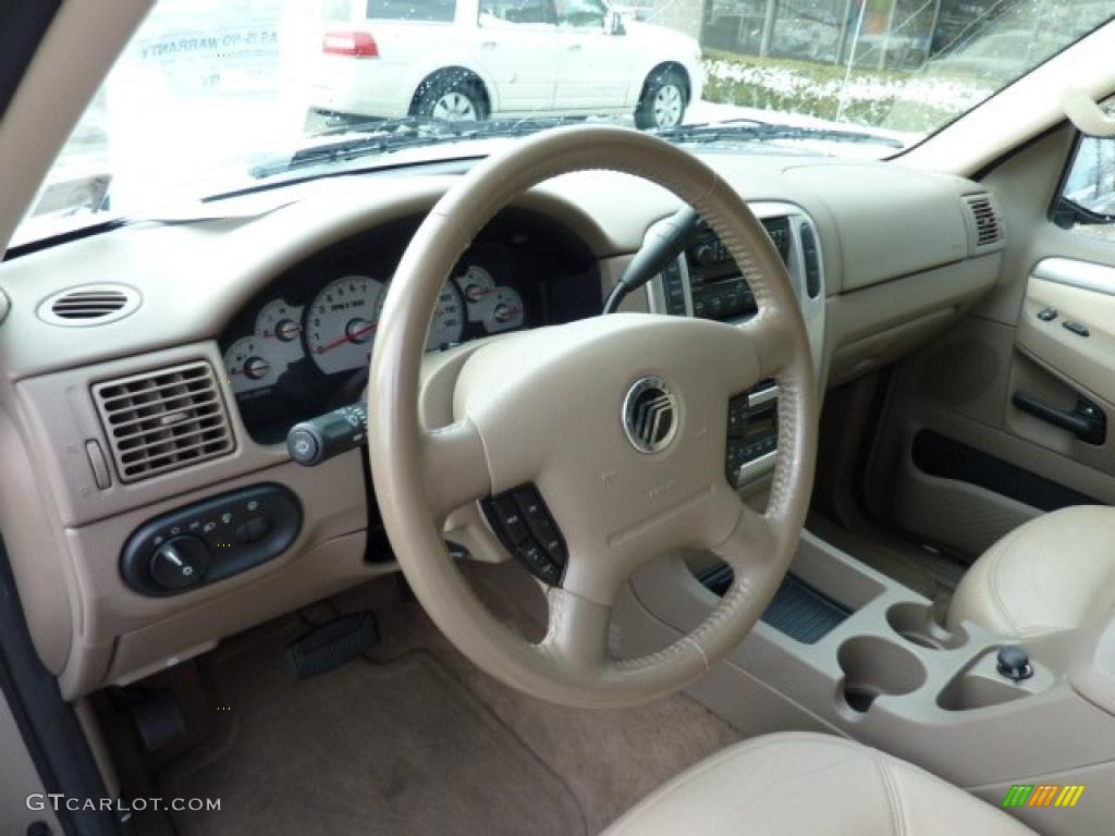 Medium Dark Parchment Interior 2004 Mercury Mountaineer V8 AWD Photo #45871795