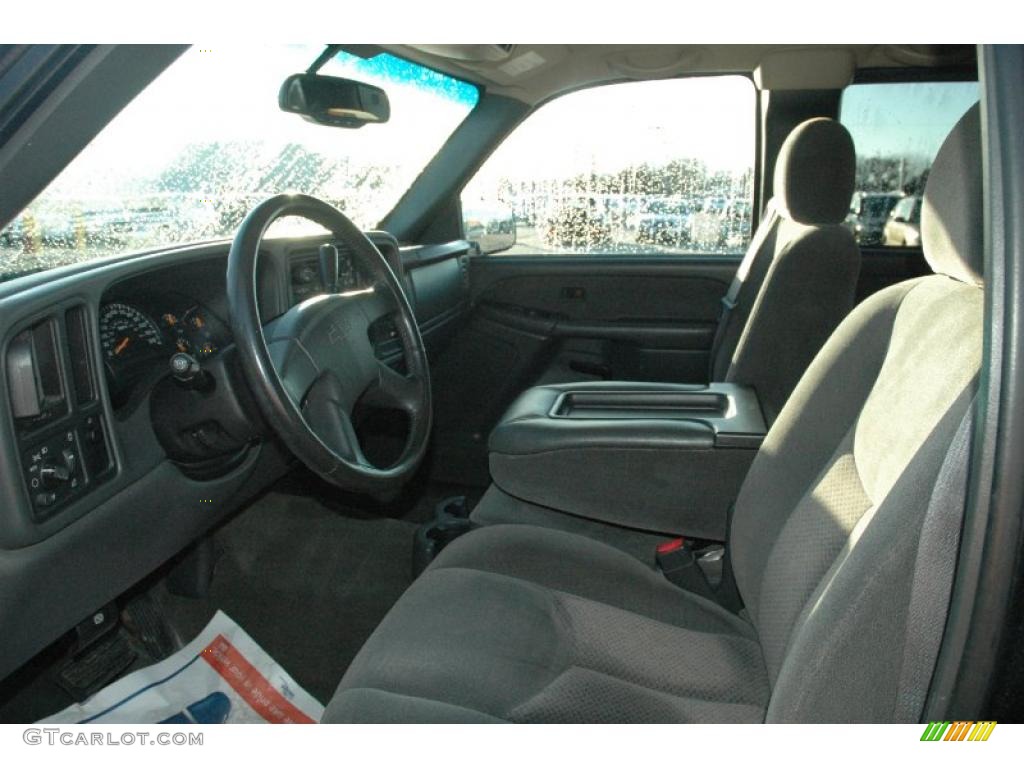 Dark Charcoal Interior 2003 Chevrolet Silverado 1500 LS Extended Cab Photo #45871963
