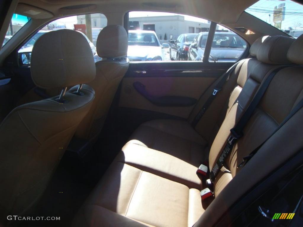 2005 3 Series 330xi Sedan - Jet Black / Natural Brown photo #10