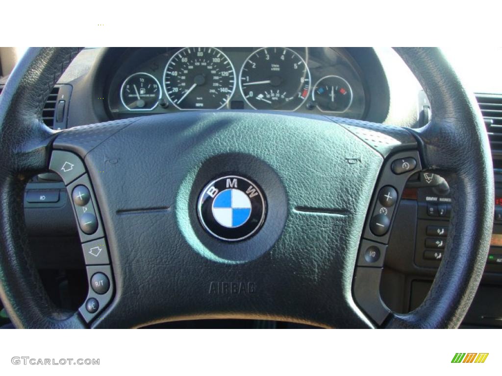 2005 3 Series 330xi Sedan - Jet Black / Natural Brown photo #19