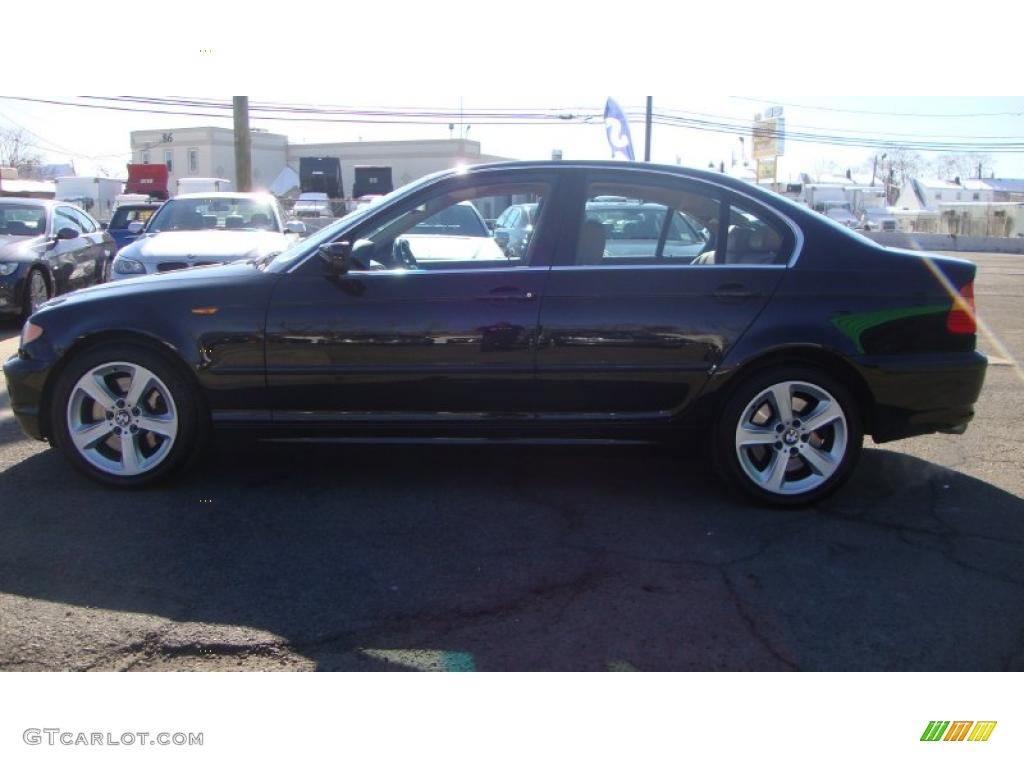 2005 3 Series 330xi Sedan - Jet Black / Natural Brown photo #23