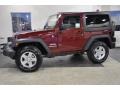 2011 Deep Cherry Red Crystal Pearl Jeep Wrangler Sport S 4x4  photo #1