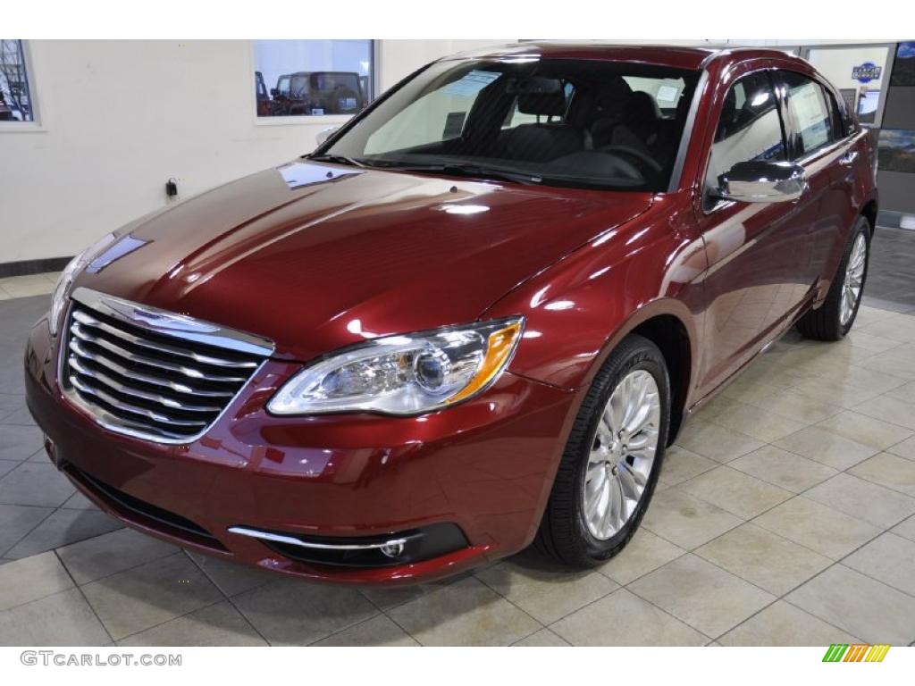 Deep Cherry Red Crystal Pearl 2011 Chrysler 200 Limited Exterior Photo #45874814