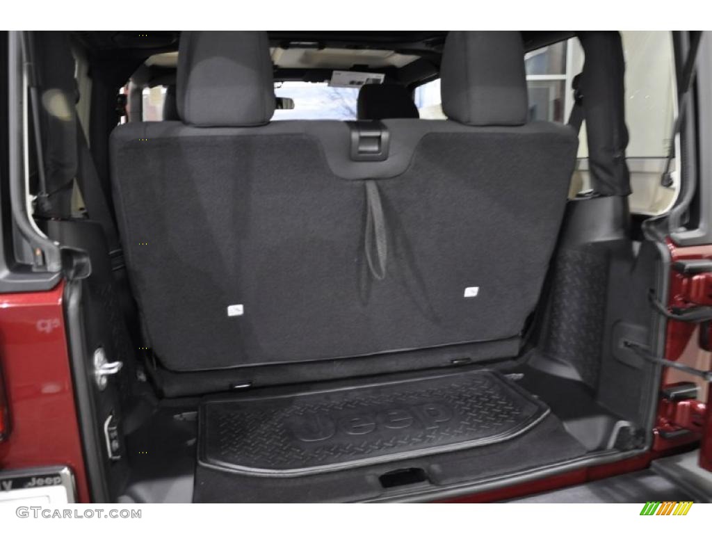 2011 Wrangler Sport S 4x4 - Deep Cherry Red Crystal Pearl / Black photo #17