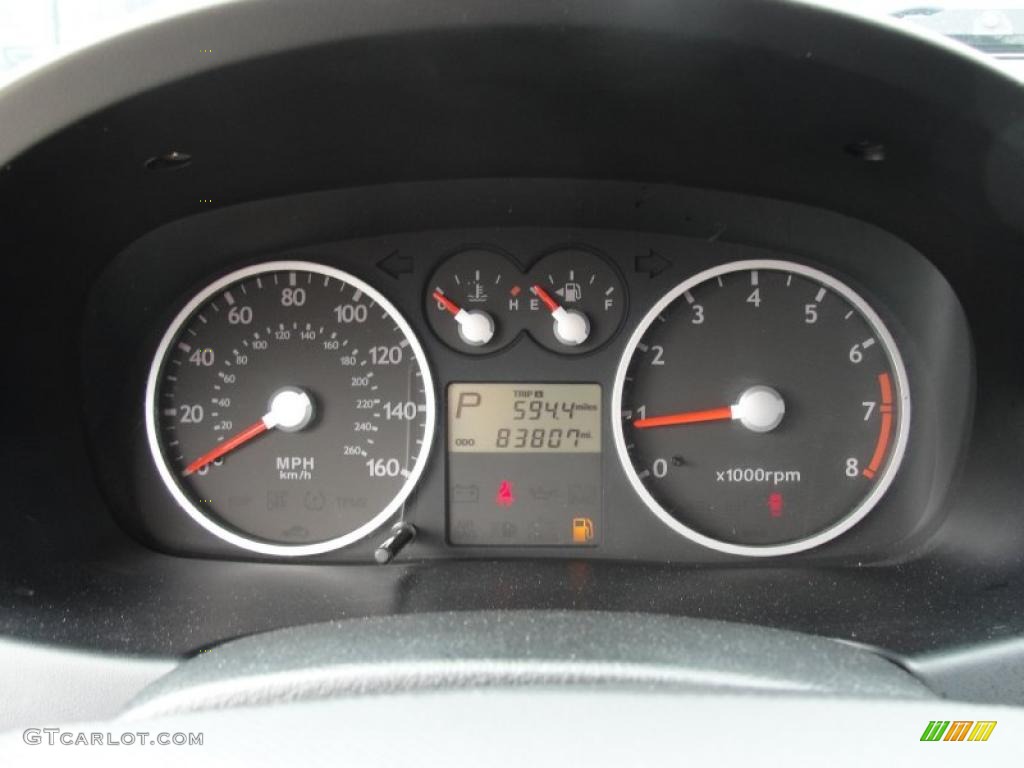 2006 Hyundai Tiburon GS Gauges Photo #45877908