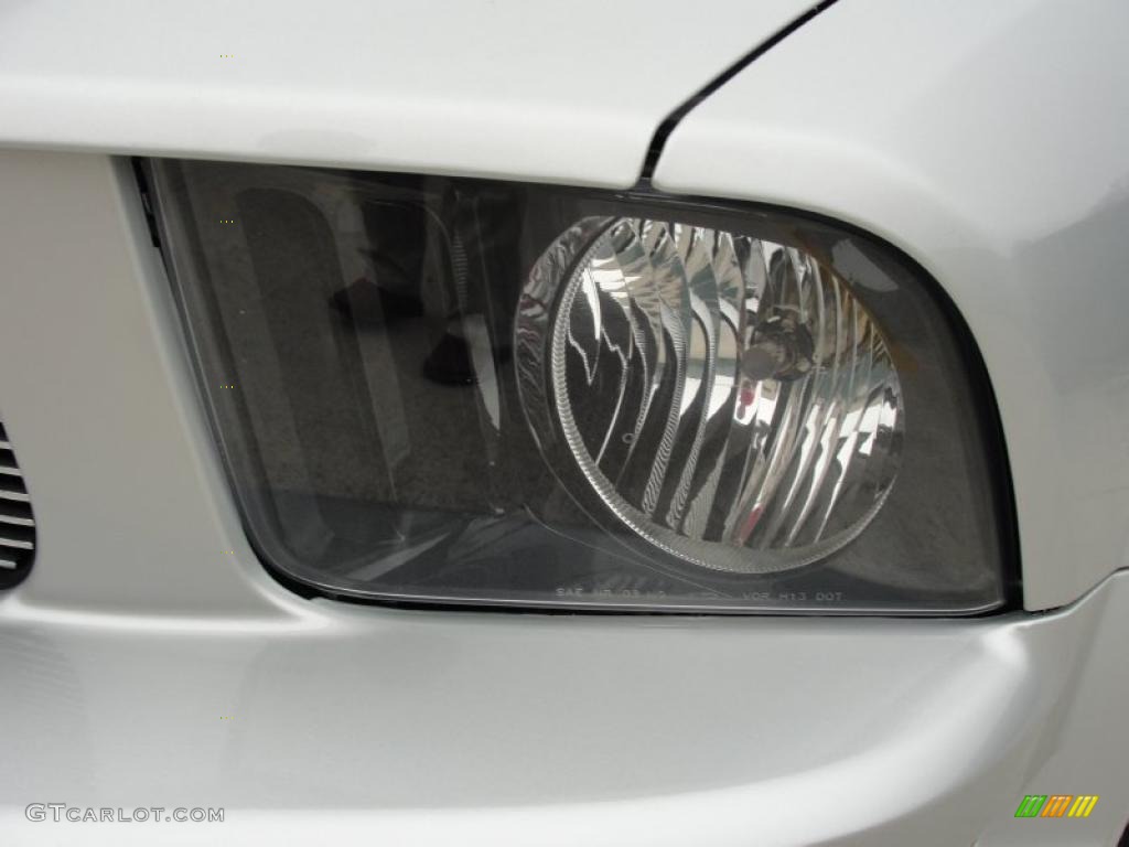 2008 Mustang GT Deluxe Coupe - Brilliant Silver Metallic / Dark Charcoal photo #10