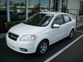 2007 Summit White Chevrolet Aveo LS Sedan  photo #1