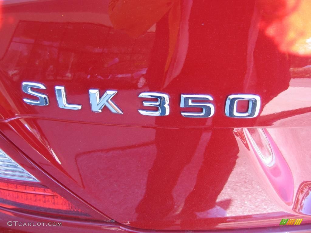 2006 SLK 350 Roadster - Mars Red / Black photo #10