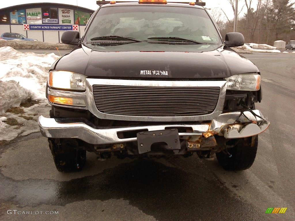 2006 Sierra 2500HD SLE Extended Cab 4x4 - Onyx Black / Dark Pewter photo #2