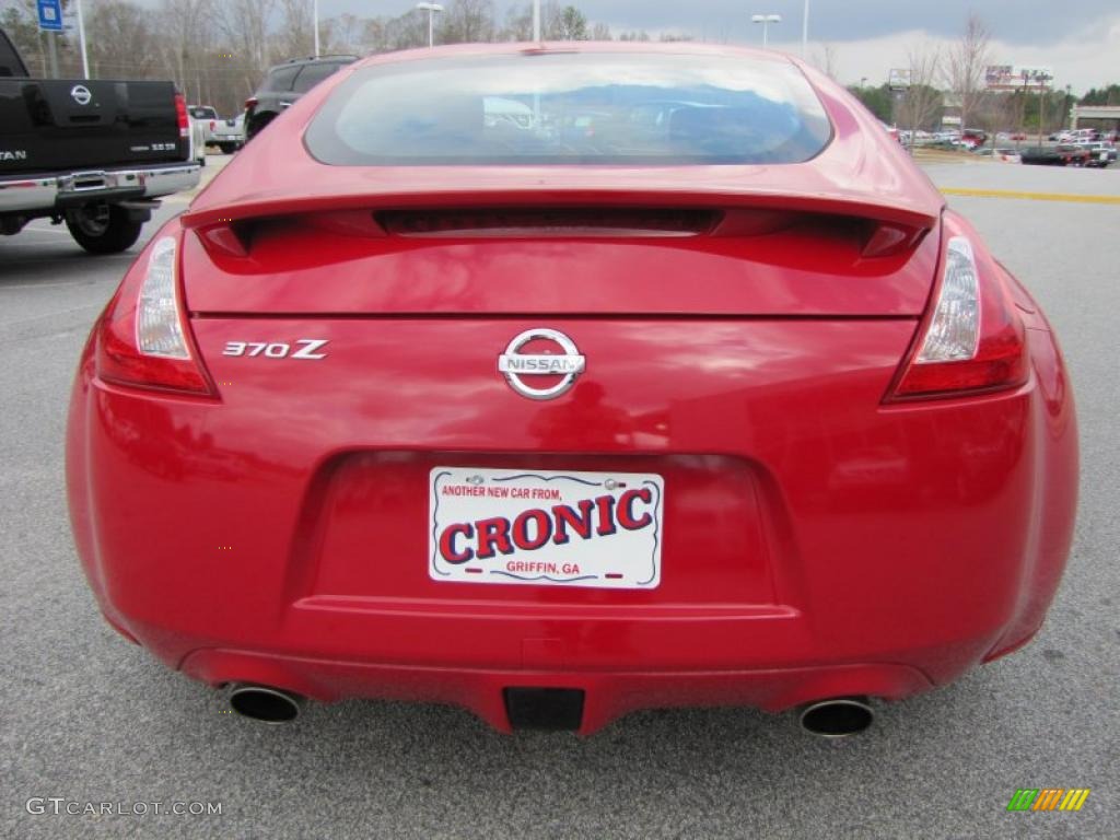 2009 370Z Sport Coupe - Solid Red / Black Cloth photo #4
