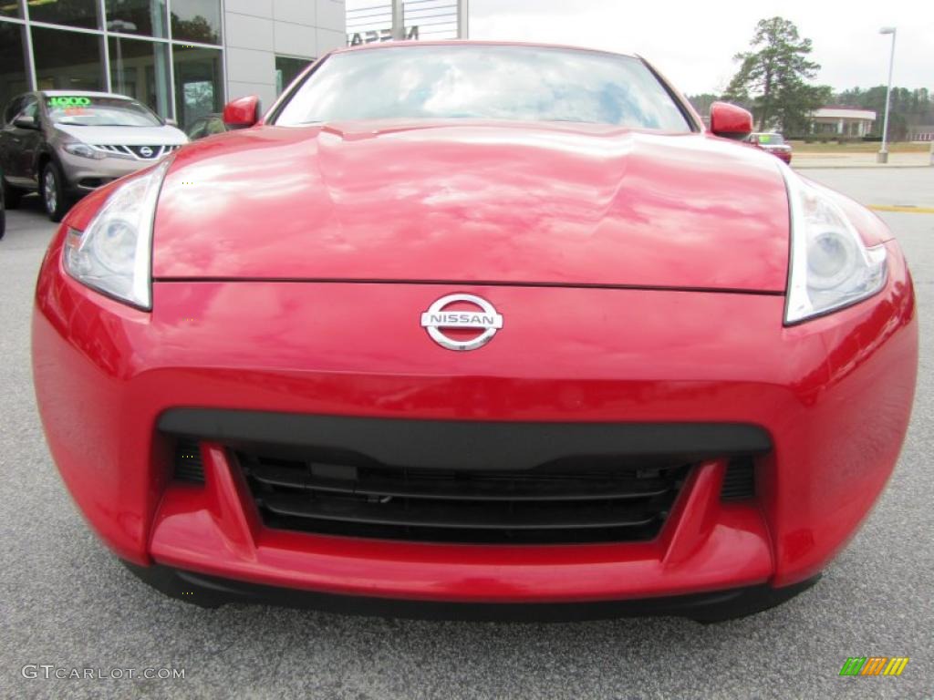 2009 370Z Sport Coupe - Solid Red / Black Cloth photo #8