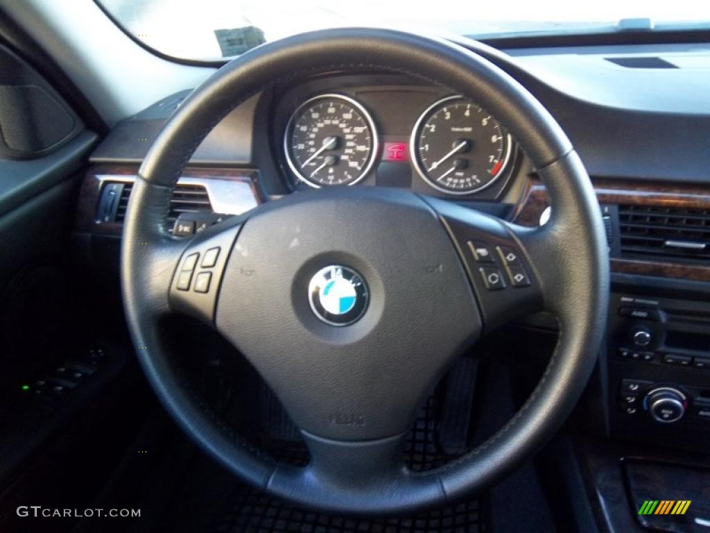 2008 3 Series 328i Sedan - Arctic Metallic / Black photo #17