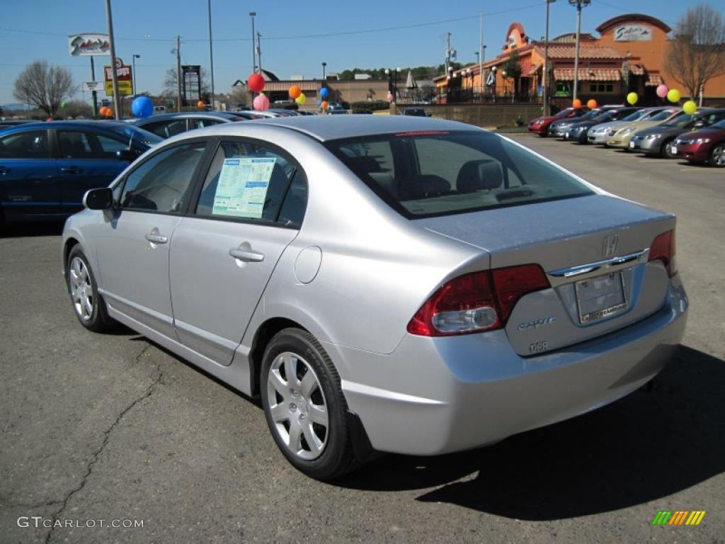 Alabaster Silver Metallic 2011 Honda Civic LX Sedan Exterior Photo #45886115