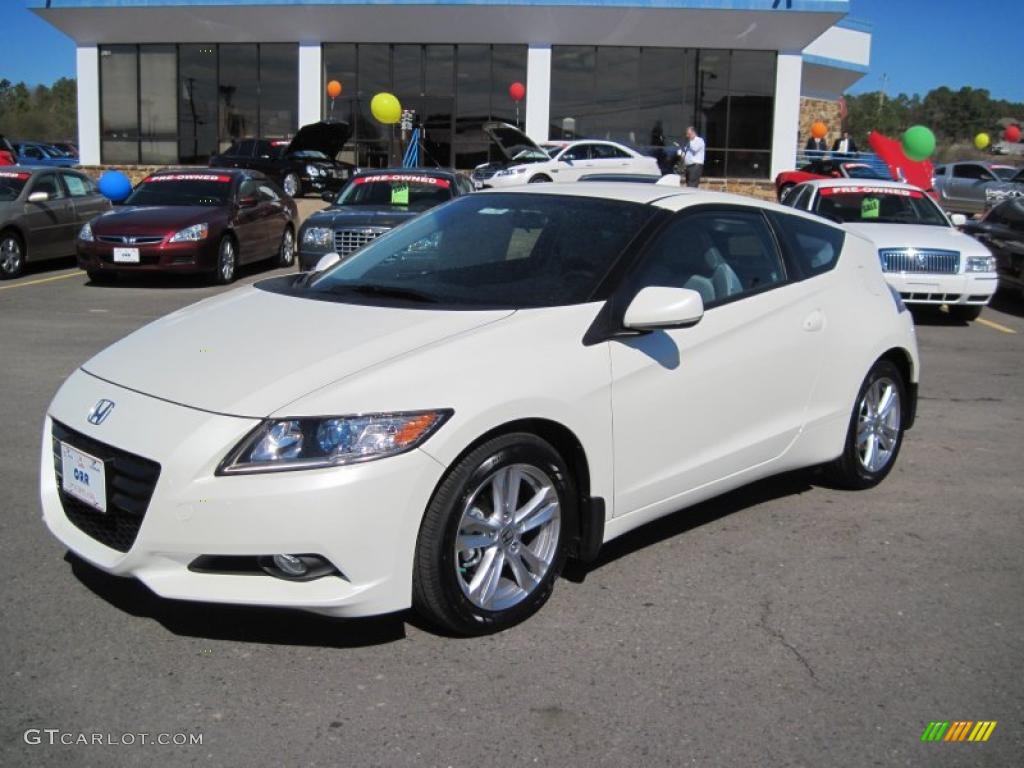 Premium White Pearl 2011 Honda CR-Z EX Sport Hybrid Exterior Photo #45886235