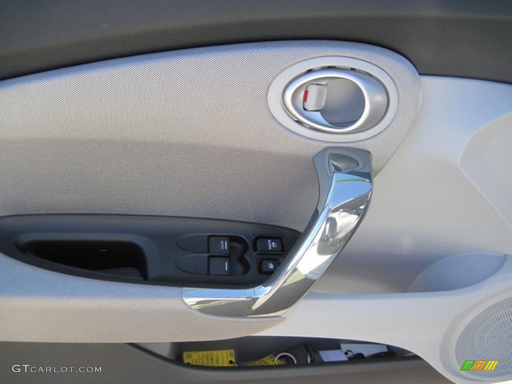 2011 Honda CR-Z EX Sport Hybrid Gray Fabric Door Panel Photo #45886331