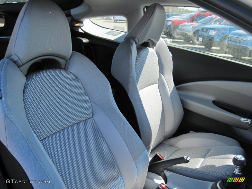 Gray Fabric Interior 2011 Honda CR-Z EX Sport Hybrid Photo #45886373