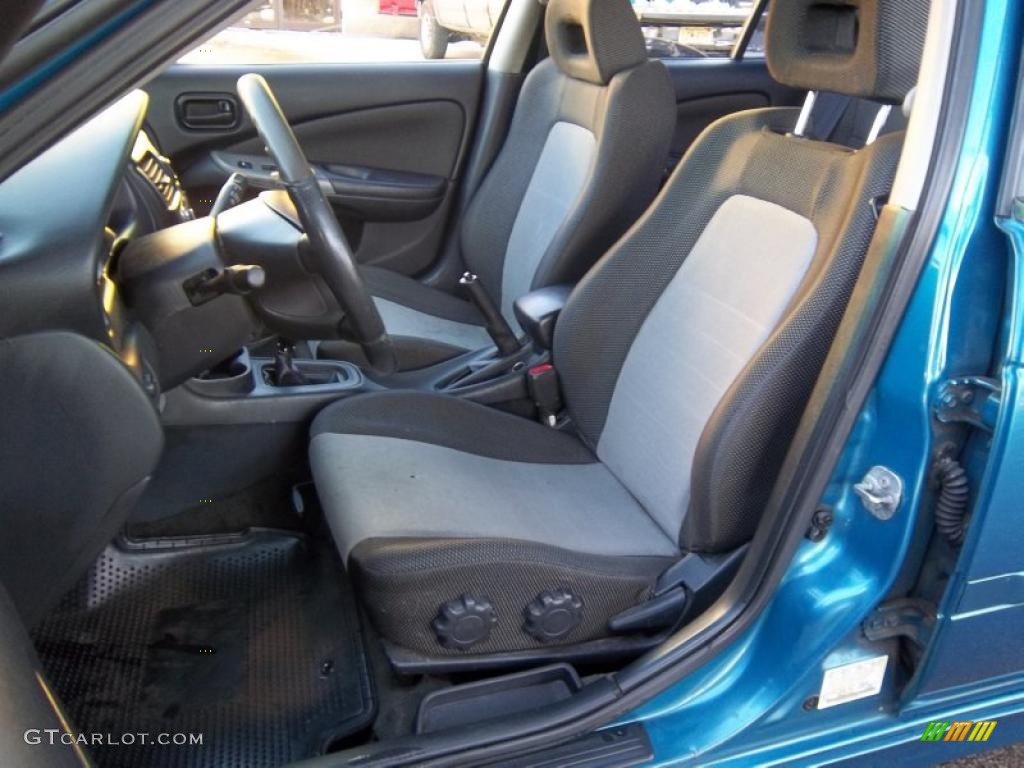 2003 Sentra SE-R - Vibrant Blue Metallic / Stone Gray photo #6