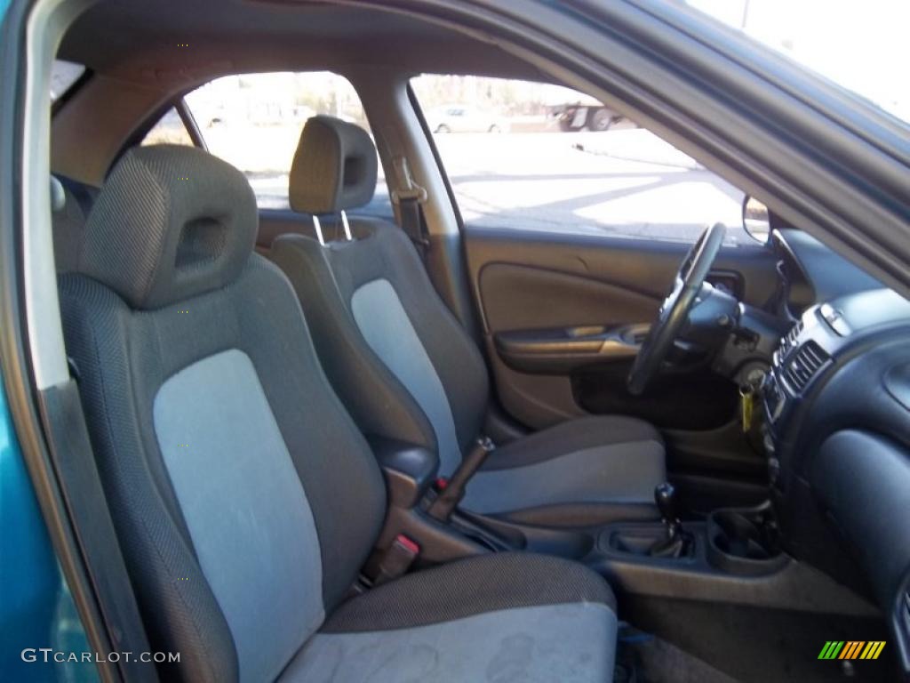 2003 Sentra SE-R - Vibrant Blue Metallic / Stone Gray photo #11