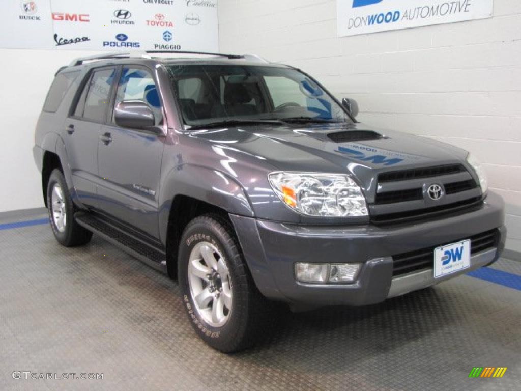 2004 4Runner Sport Edition 4x4 - Galactic Gray Mica / Dark Charcoal photo #1