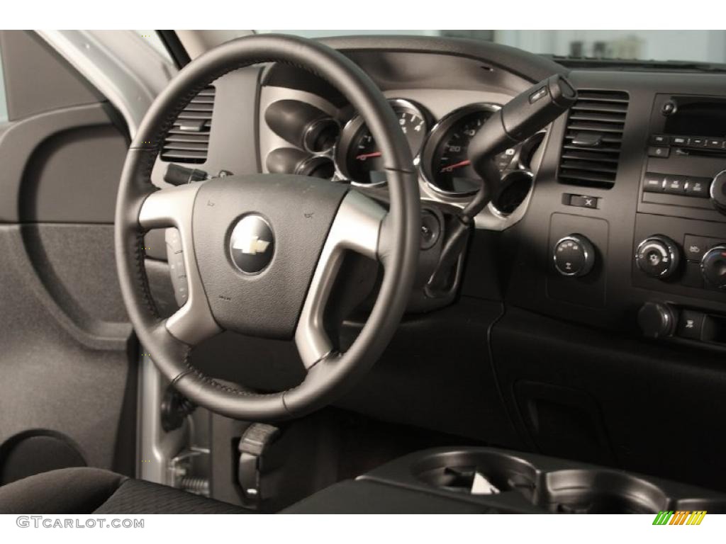 2011 Silverado 1500 LT Crew Cab 4x4 - Sheer Silver Metallic / Ebony photo #9