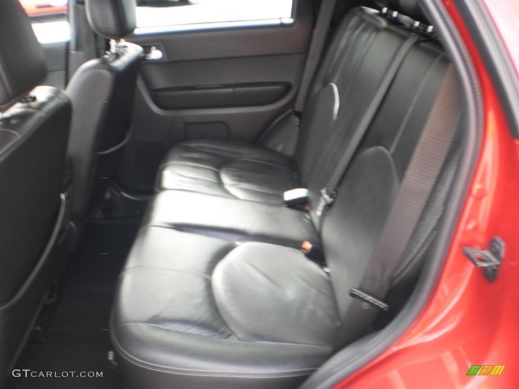 Black Interior 2008 Mercury Mariner V6 Premier 4WD Photo #45889878