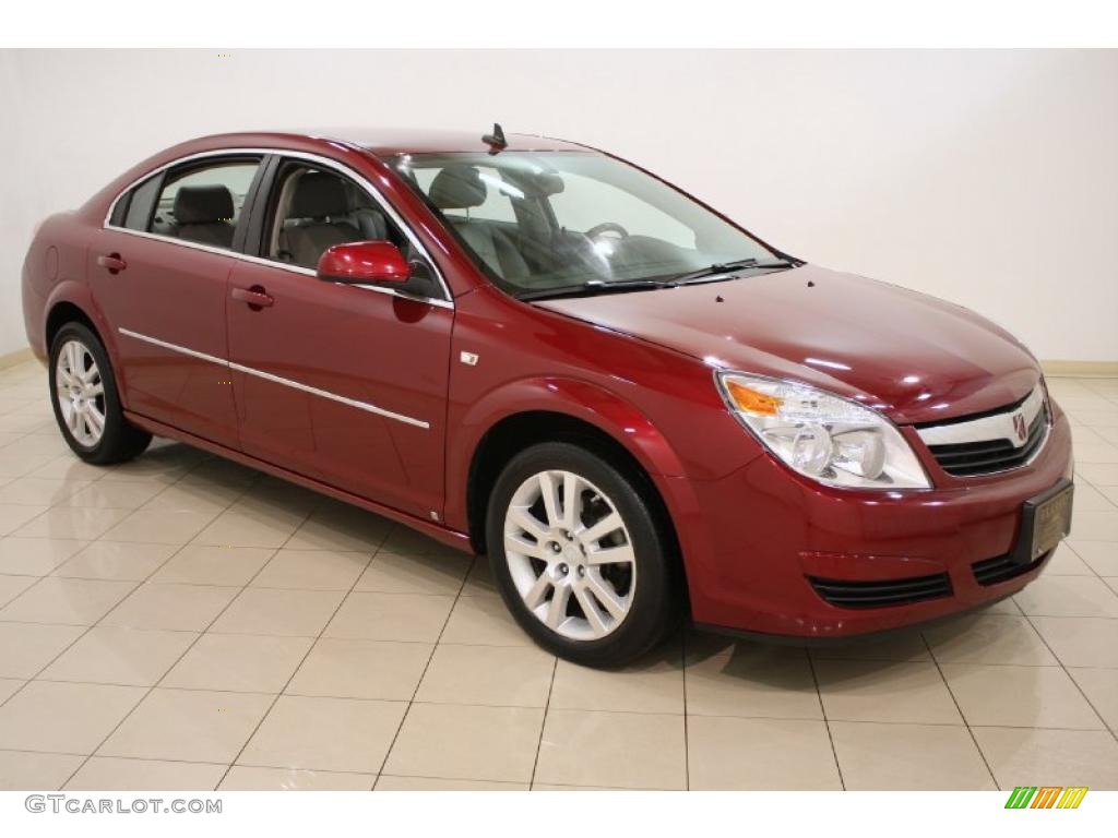 2008 Aura XE 3.5 - Red Jewel / Gray photo #1