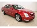 2008 Crystal Red Cadillac DTS   photo #1