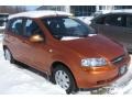 2005 Spicy Orange Metallic Chevrolet Aveo LS Hatchback  photo #3
