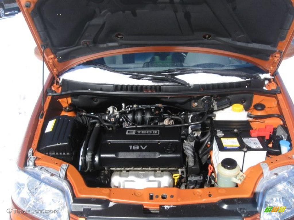 2005 Chevrolet Aveo LS Hatchback 1.6L DOHC 16V 4 Cylinder Engine Photo #45890949