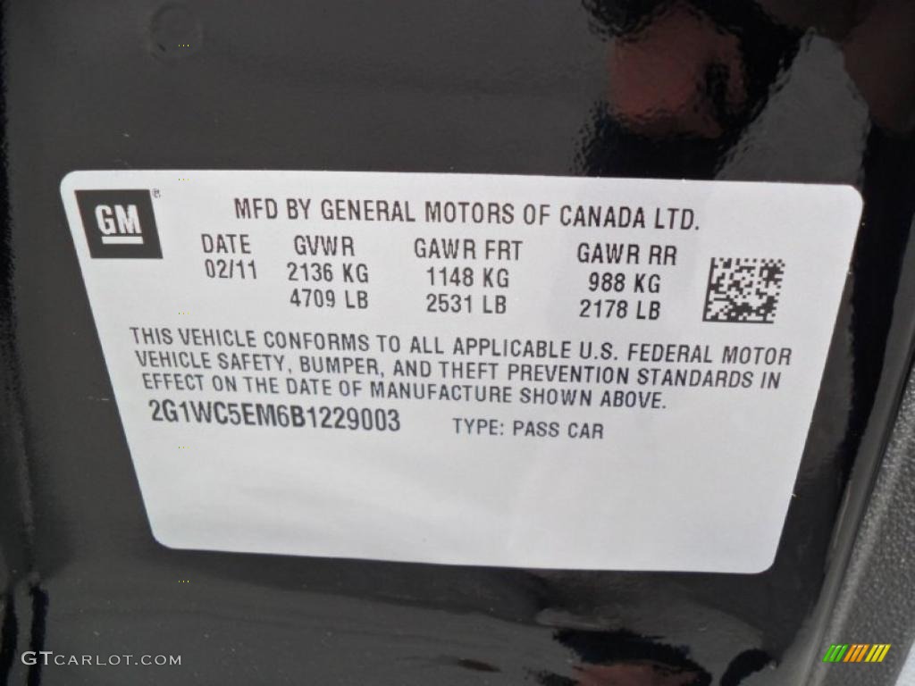 2011 Impala LTZ - Black / Ebony photo #6