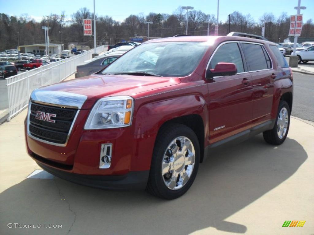 2011 Terrain SLT - Merlot Jewel Metallic / Light Titanium photo #1