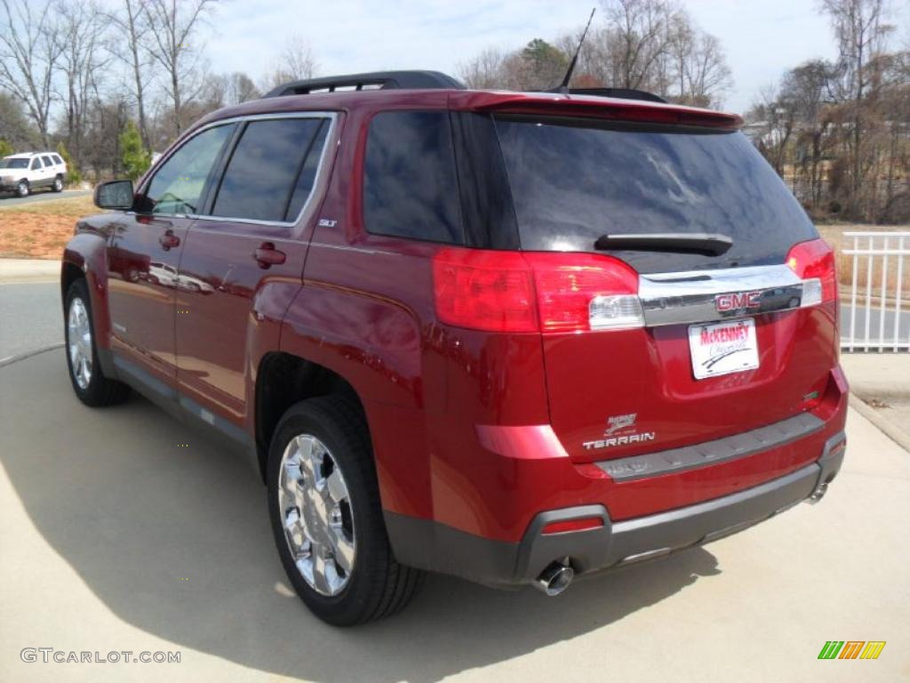 Merlot Jewel Metallic 2011 GMC Terrain SLT Exterior Photo #45891423