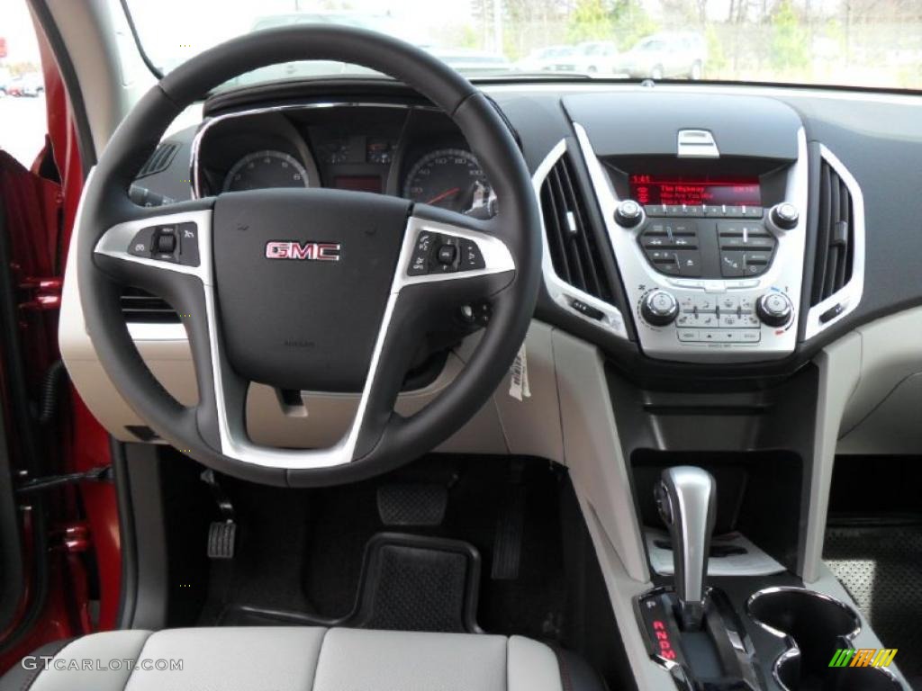 2011 GMC Terrain SLT Light Titanium Dashboard Photo #45891462
