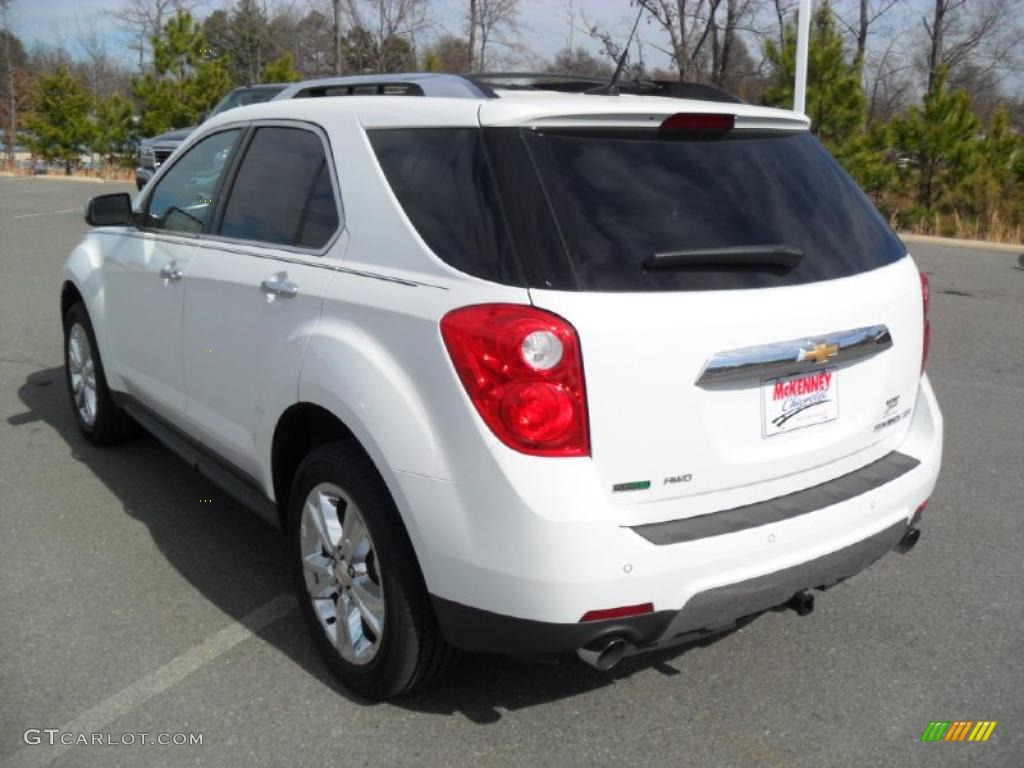 Summit White 2011 Chevrolet Equinox LTZ AWD Exterior Photo #45891573