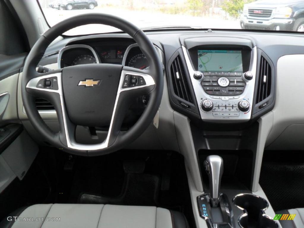 2011 Chevrolet Equinox LTZ AWD Light Titanium/Jet Black Dashboard Photo #45891621