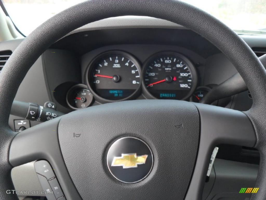 2011 Silverado 1500 LS Extended Cab - Imperial Blue Metallic / Dark Titanium photo #10