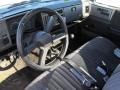 Black 1992 Chevrolet S10 Regular Cab Interior Color