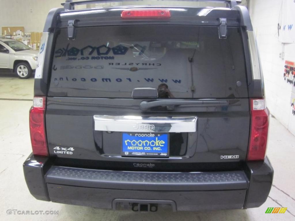 2010 Commander Limited 4x4 - Brilliant Black Crystal Pearl / Dark Slate Gray photo #6