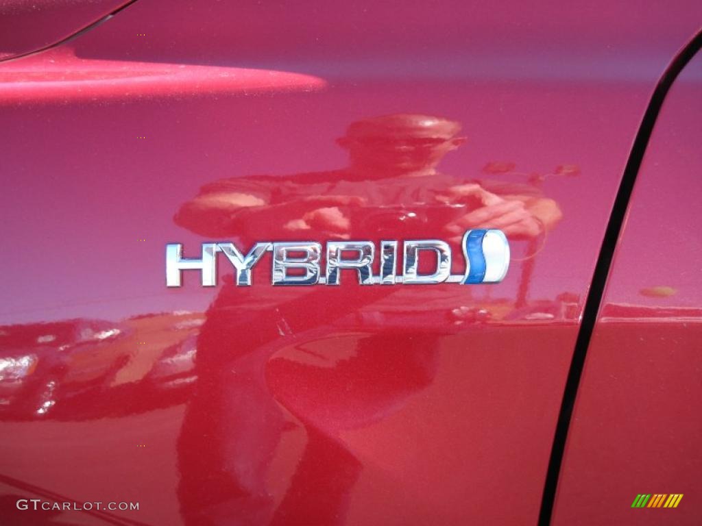 2008 Camry Hybrid - Barcelona Red Metallic / Ash photo #9