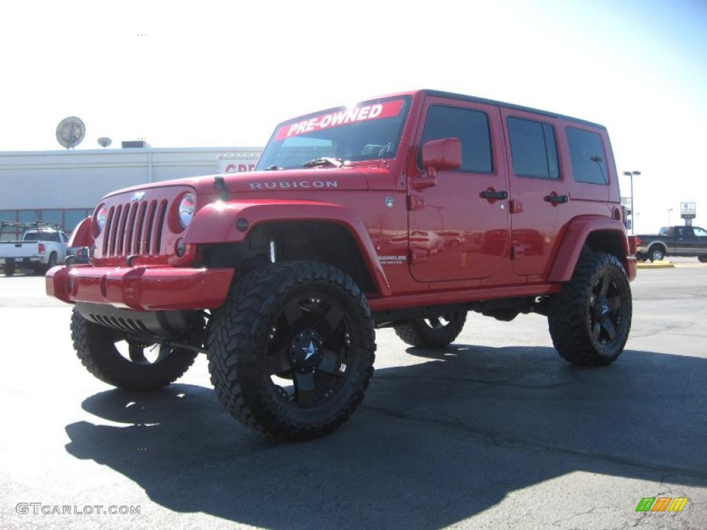 Flame Red Jeep Wrangler Unlimited