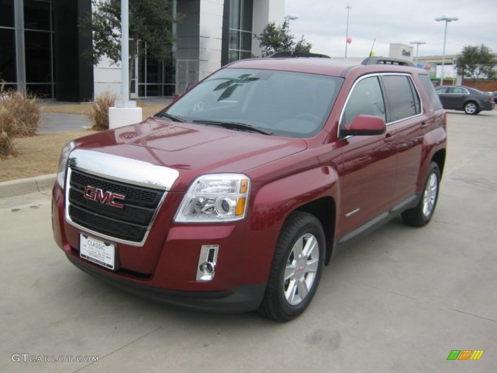 Merlot Jewel Metallic 2011 GMC Terrain SLE Exterior Photo #45893892