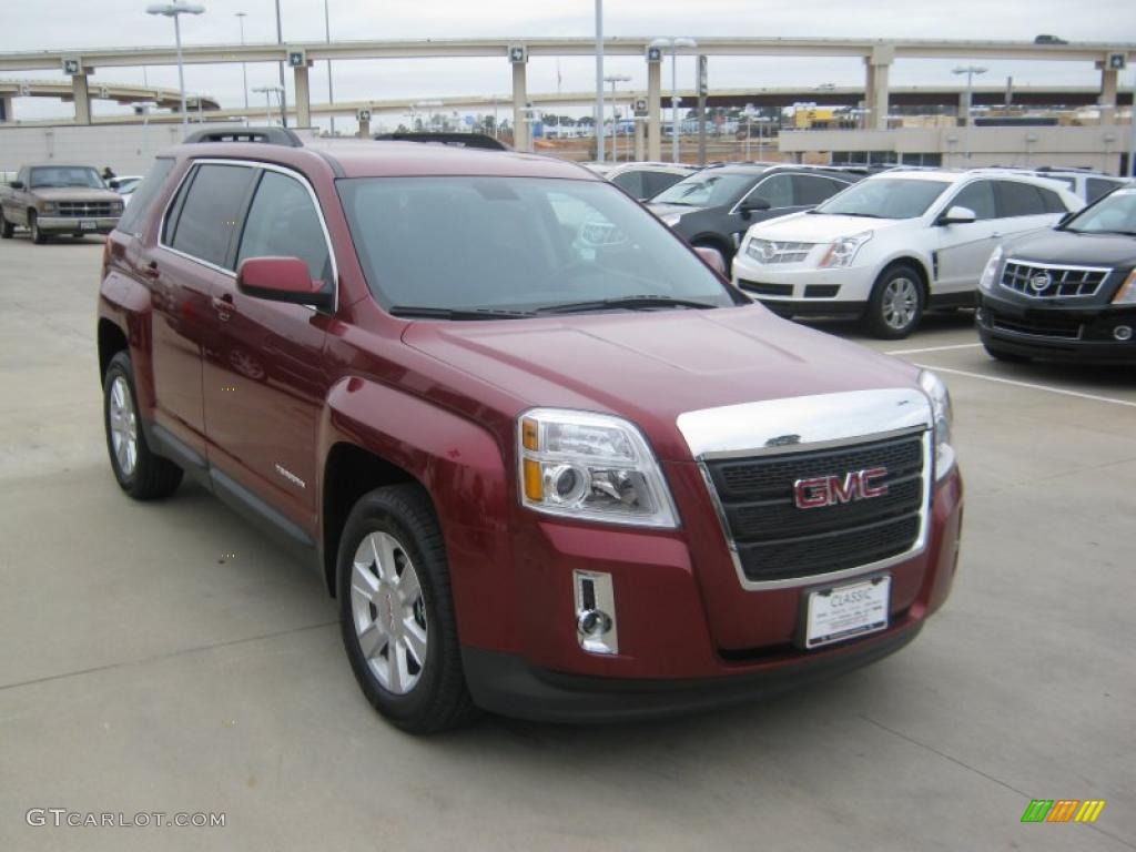Merlot Jewel Metallic 2011 GMC Terrain SLE Exterior Photo #45893964