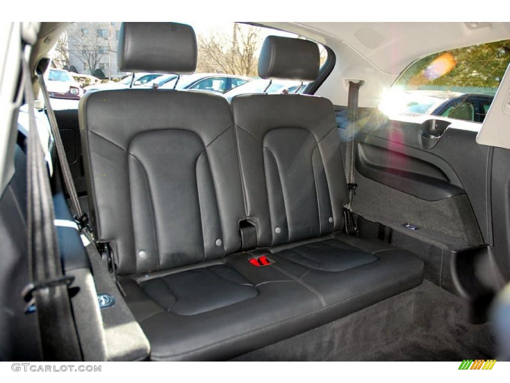 Black Interior 2009 Audi Q7 3.6 Premium quattro Photo #45893970