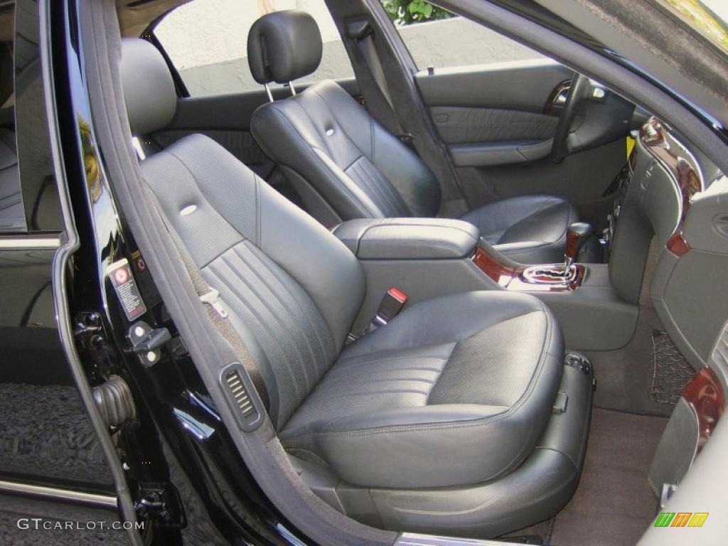 Charcoal Interior 2006 Mercedes-Benz S 65 AMG Sedan Photo #45894906