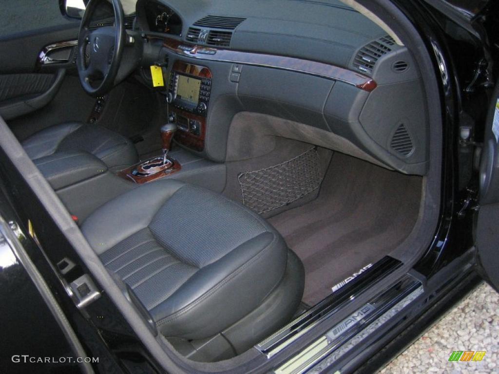 Charcoal Interior 2006 Mercedes-Benz S 65 AMG Sedan Photo #45894912