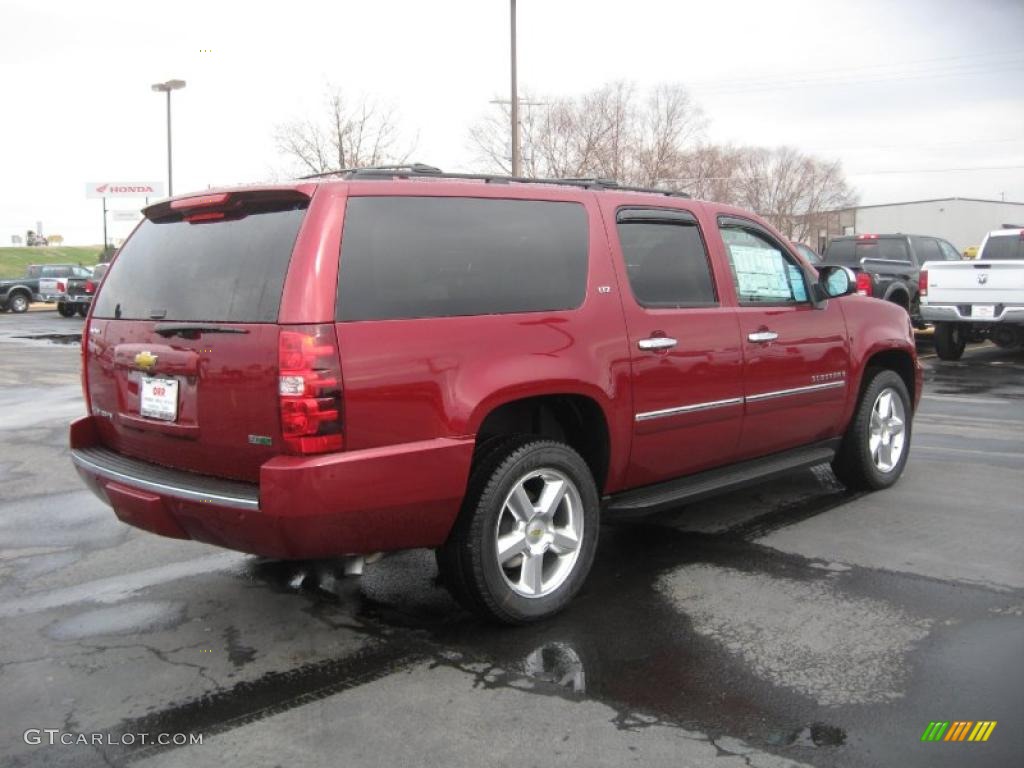Red Jewel Tintcoat 2011 Chevrolet Suburban LTZ 4x4 Exterior Photo #45895062