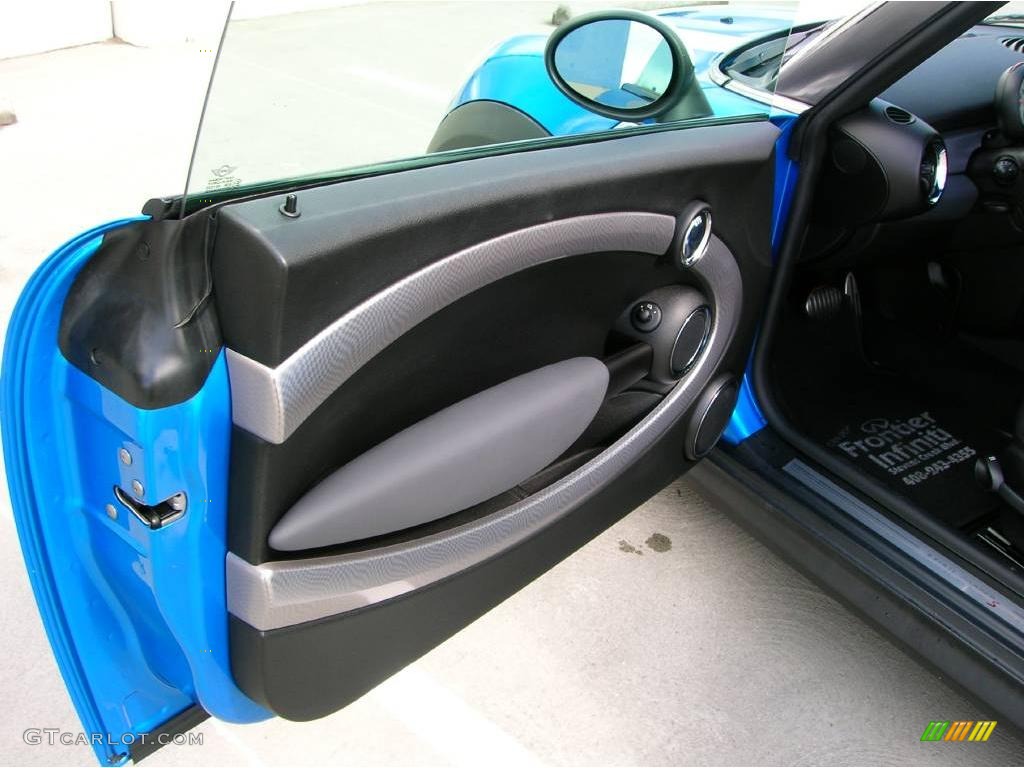 2007 Cooper S Hardtop - Laser Blue Metallic / Carbon Black/Carbon Black photo #12