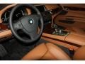 Saddle/Black Nappa Leather Interior Photo for 2011 BMW 7 Series #45895314