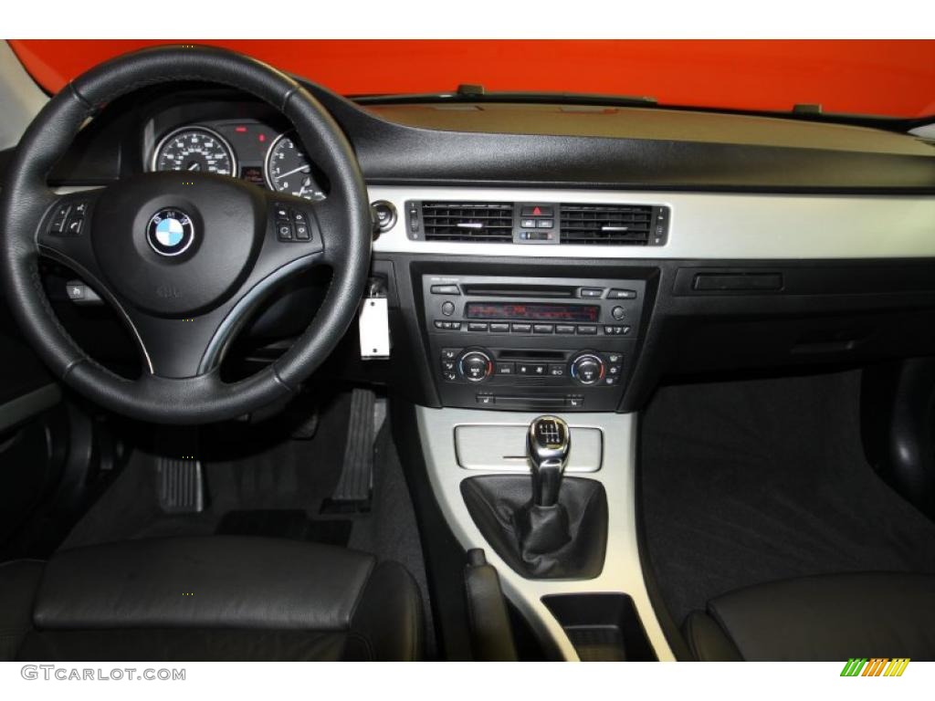 2008 3 Series 335i Coupe - Black Sapphire Metallic / Black photo #5